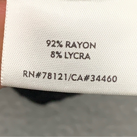 Eileen Fisher Dress Black Cold Shoulder Half 3/4 Sleeve Stretch Lagenlook Size S - Picture 5 of 10